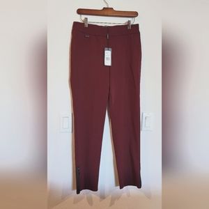 Picadilly Pants black zippers at the lower leg seems, Style QM934, Bordeaux  New